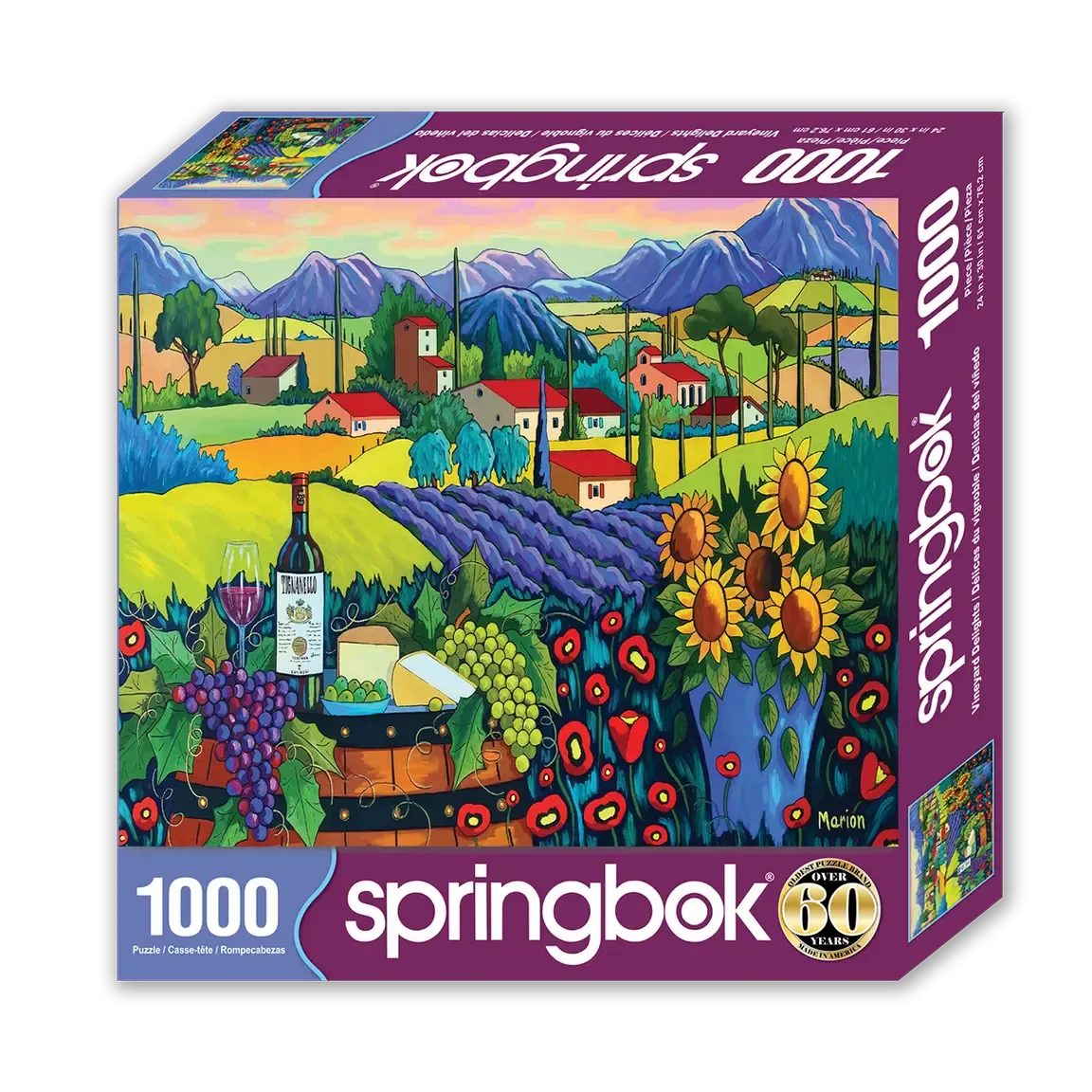 Vineyard Delights 1000 Piece Jigsaw Puzzle Springbok