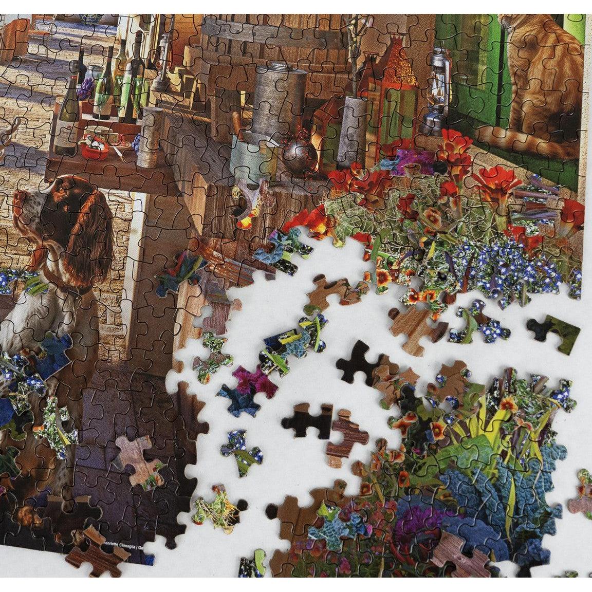 Vineyard Porch 1000 Piece Jigsaw Puzzle Springbok