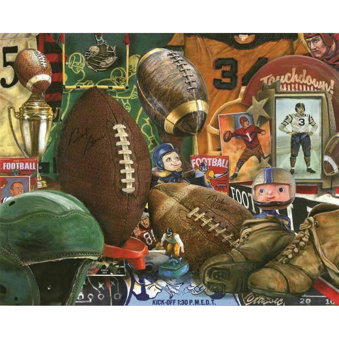 Vintage Football 1000 Piece Jigsaw Puzzle Springbok