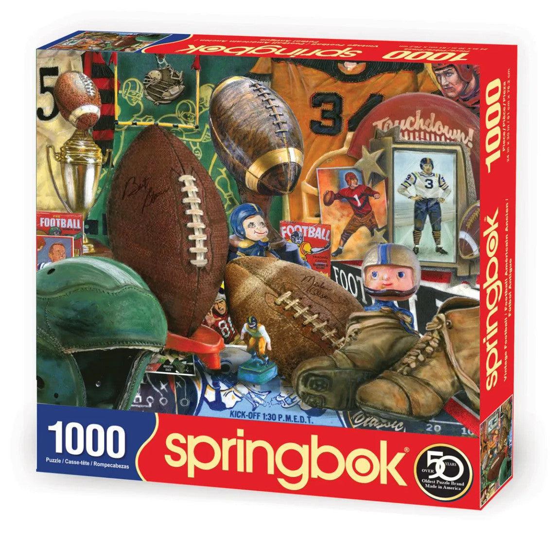 Vintage Football 1000 Piece Jigsaw Puzzle Springbok