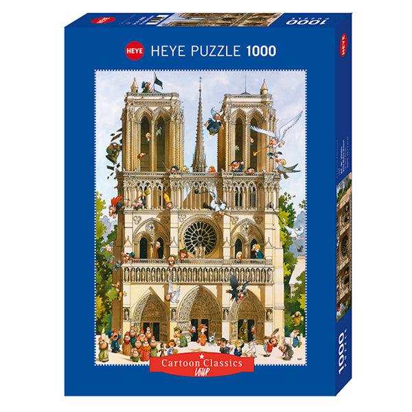 Vive Notre Dame Cartoon Classics 1000 Piece Jigsaw Puzzle Heye