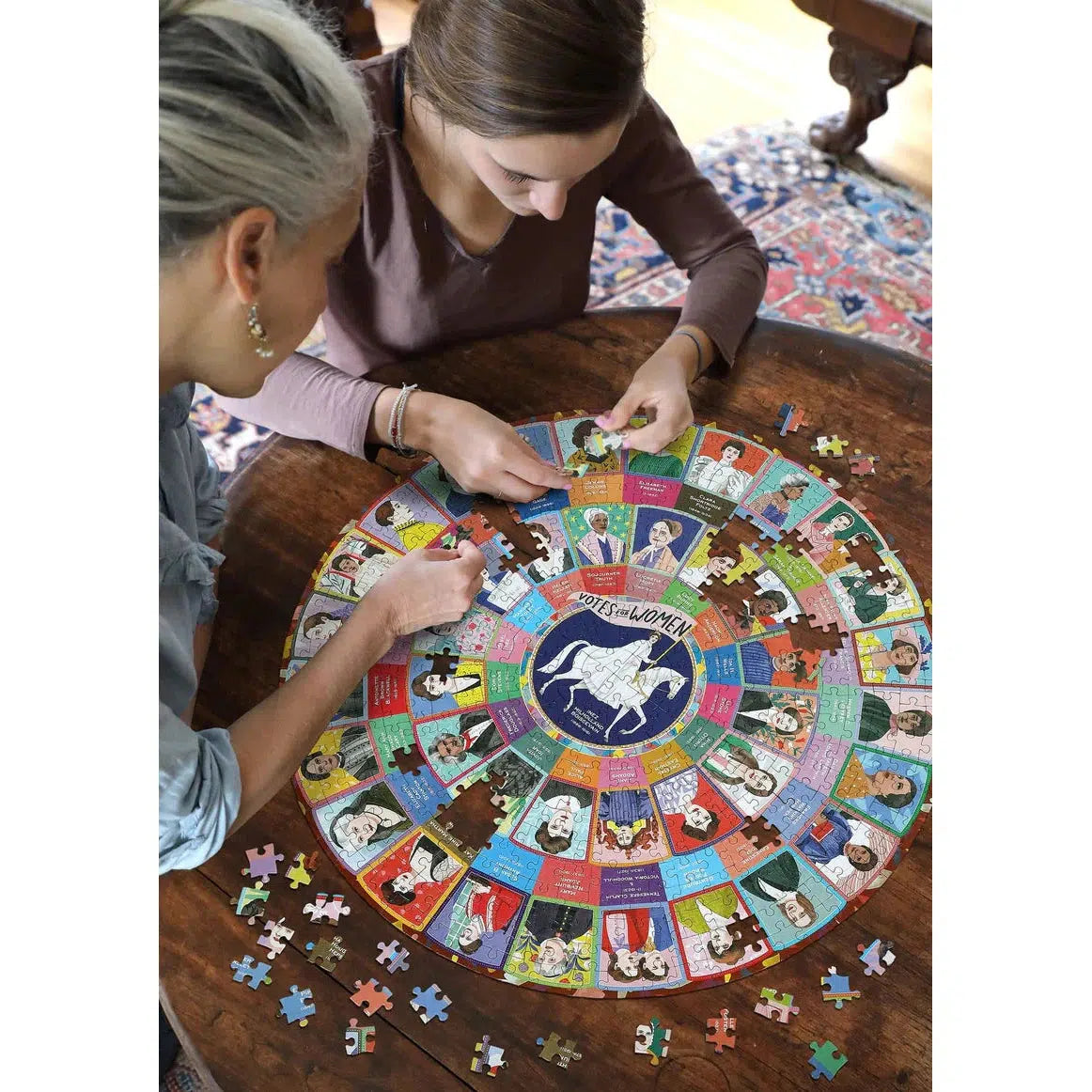 Votes for Women 500 Piece Round Jigsaw Puzzle eeBoo