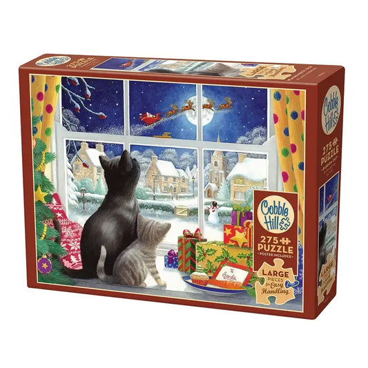 Waiting for Saint Nick 275 Large Piece Jigsaw Puzzle Cobble Hill