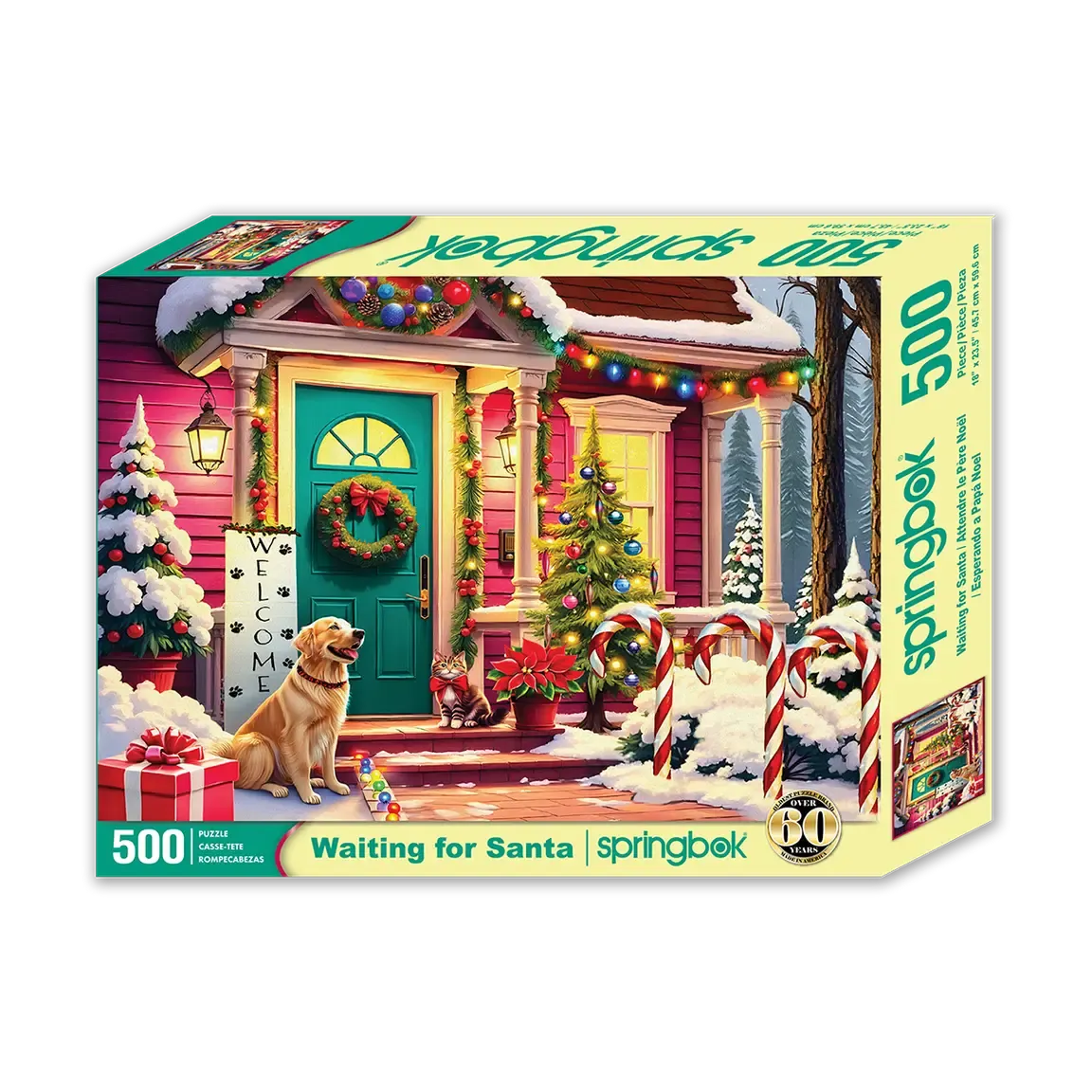 Waiting for Santa 500 Piece Jigsaw Puzzle Springbok