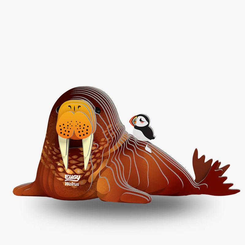 Walrus 3D Cardboard Model Kit Eugy