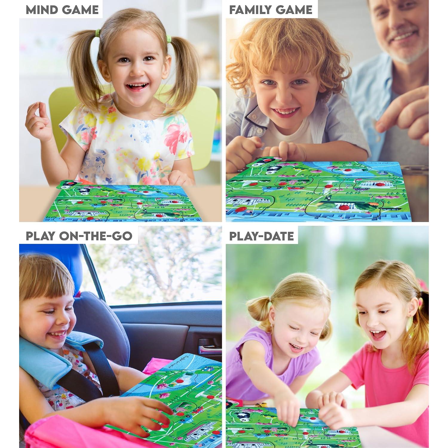 Washington DC Monuments 8 Piece Wooden Peg Puzzle Puzzled