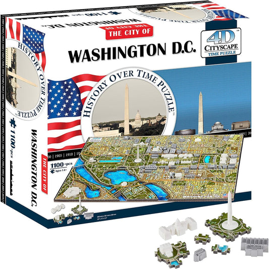 Washington D.C. 1100 Piece 4D Jigsaw Puzzle CityScape
