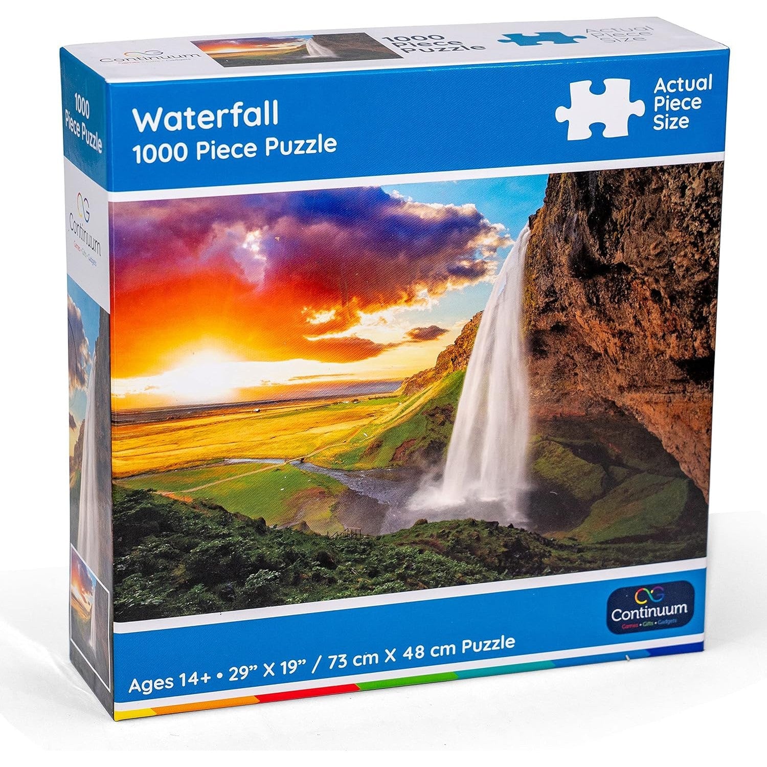 Waterfall 1000 Piece Jigsaw Puzzle Continuum