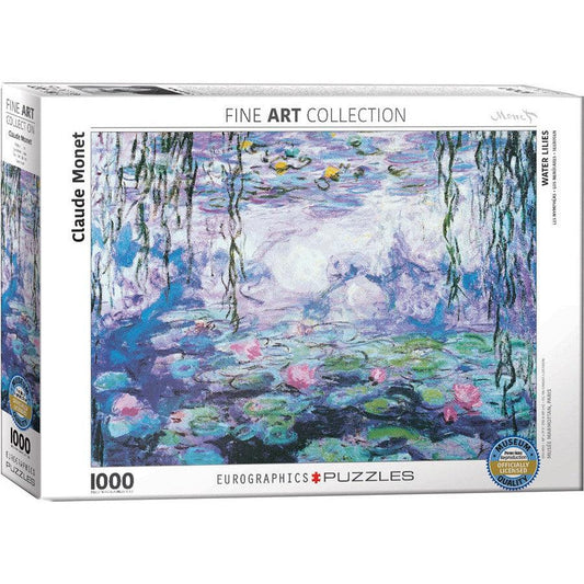 Waterlilies 1000 Piece Jigsaw Puzzle Eurographics