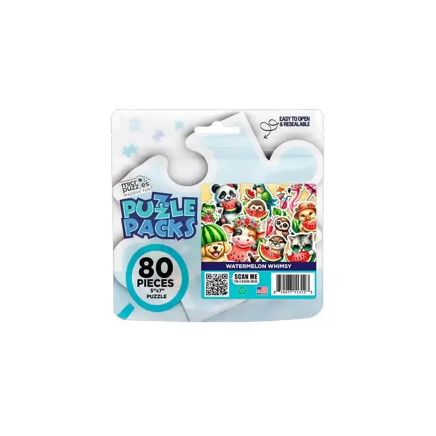 Watermelon Whimsy 80 Piece Mini Jigsaw Puzzle Micro Puzzles