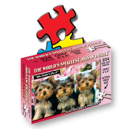 We Didn't Do It 234 Piece "World's Smallest" Jigsaw Puzzle TDC