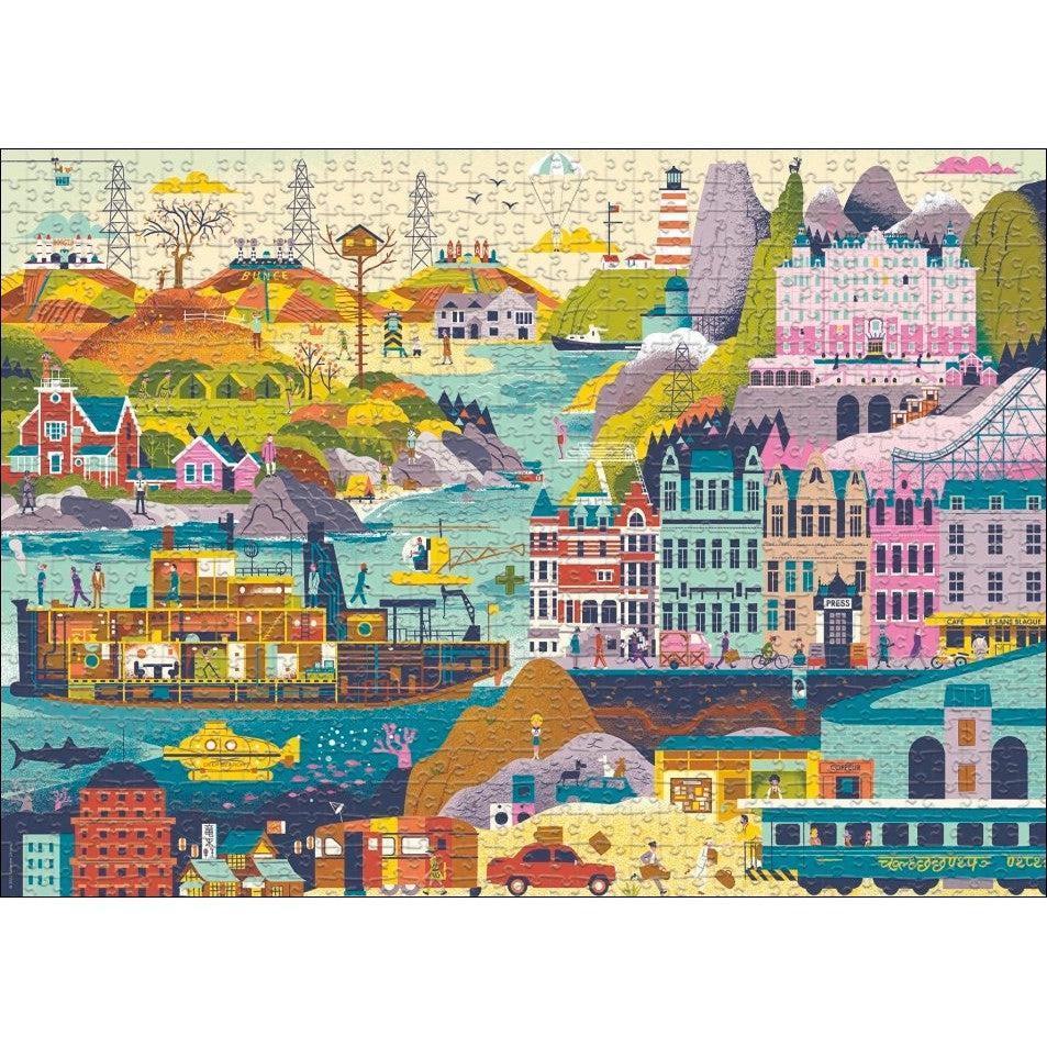 Wes Anderson Films Movie Masters 1000 Piece Jigsaw Puzzle Heye