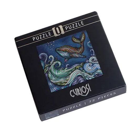 Whale 72 Piece Pocket Jigsaw Puzzle Curiosi
