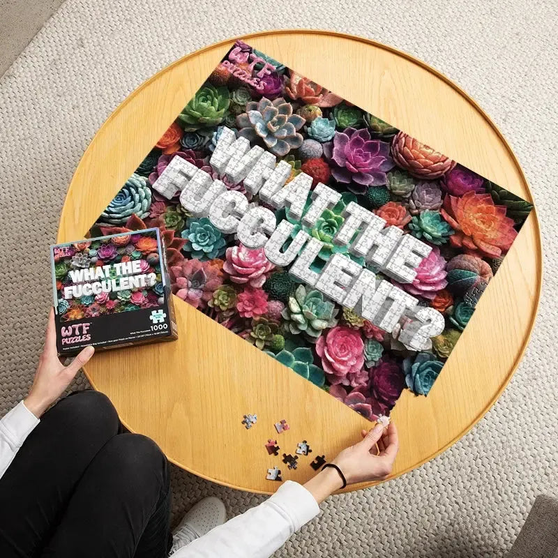 What the Fucculent? 1000 Piece Jigsaw Puzzle WTF