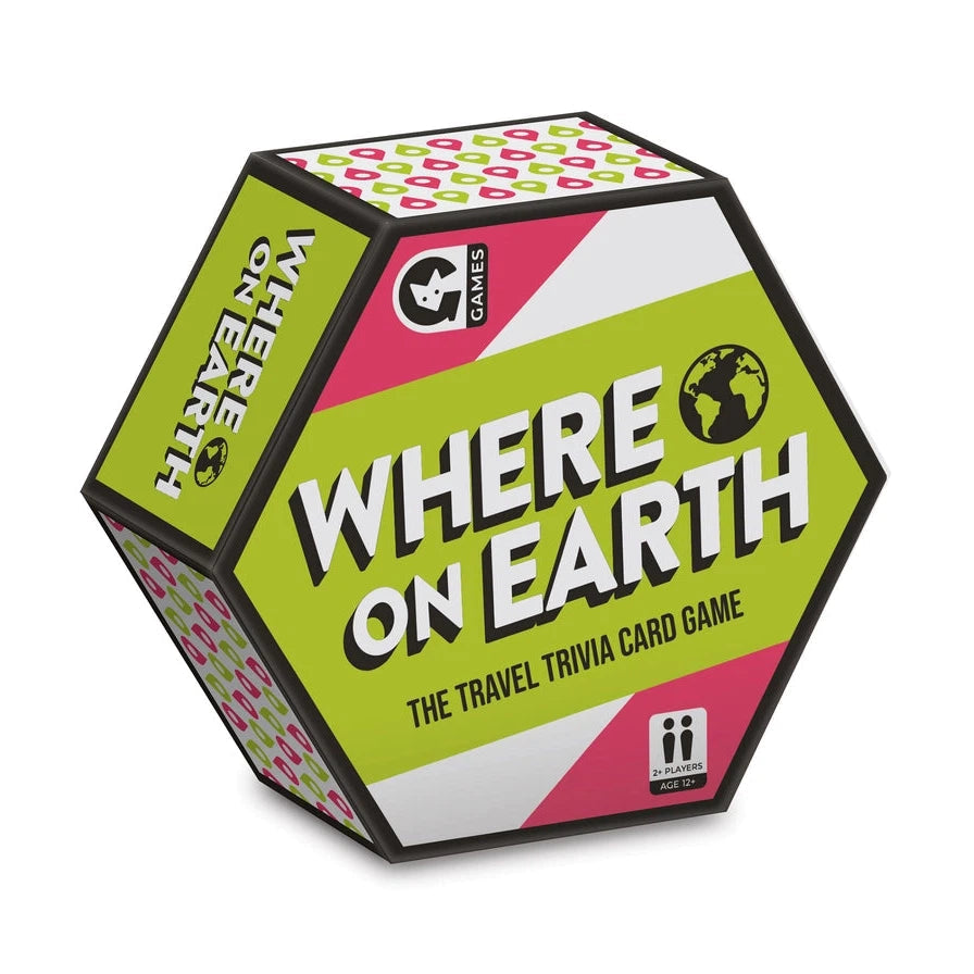 Family Card Game - Where On Earth? box view