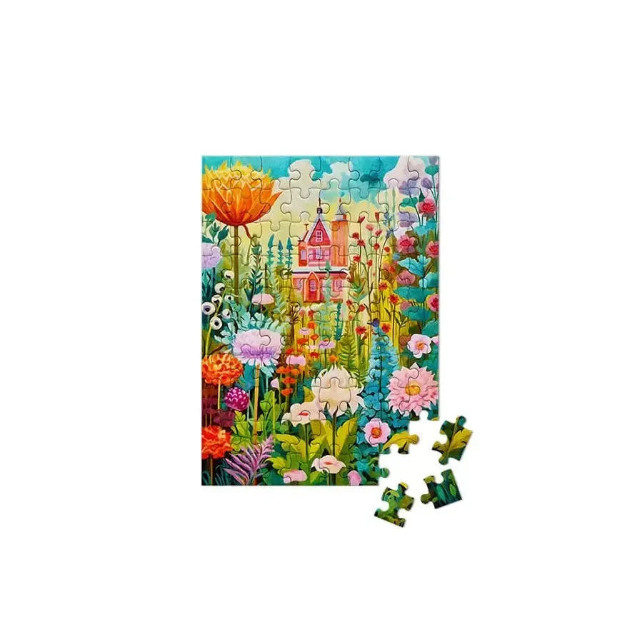 Whimsical Garden 80 Piece Mini Jigsaw Puzzle Micro Puzzles