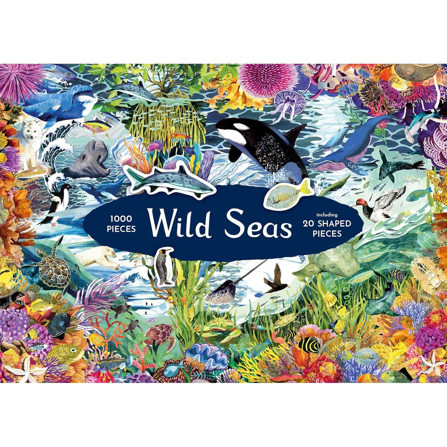 Wild Seas 1000 Piece Jigsaw Puzzle Laurence King