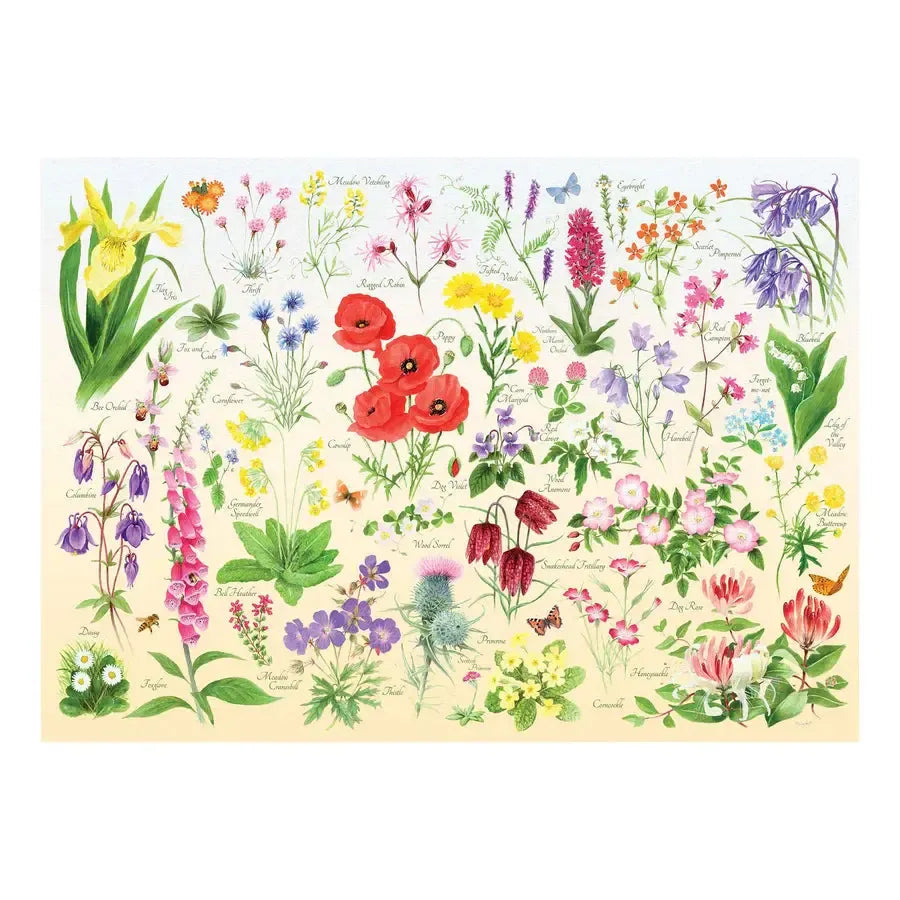 Wildflowers 1000 Piece Jigsaw Puzzle HOP