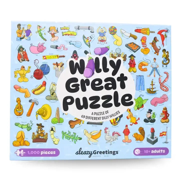 Willy Great Puzzle 1000 Piece Jigsaw Puzzle Sleazy Greetings
