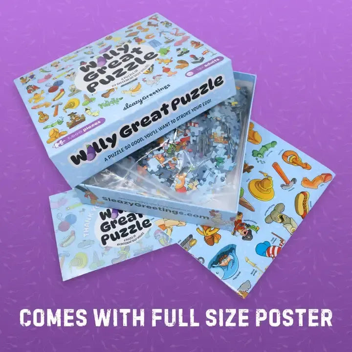 Willy Great Puzzle 1000 Piece Jigsaw Puzzle Sleazy Greetings