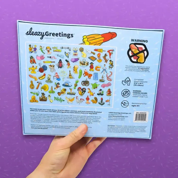 Willy Great Puzzle 1000 Piece Jigsaw Puzzle Sleazy Greetings