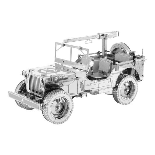 Willys MB Jeep Premium 3D Steel Model Kit Metal Earth