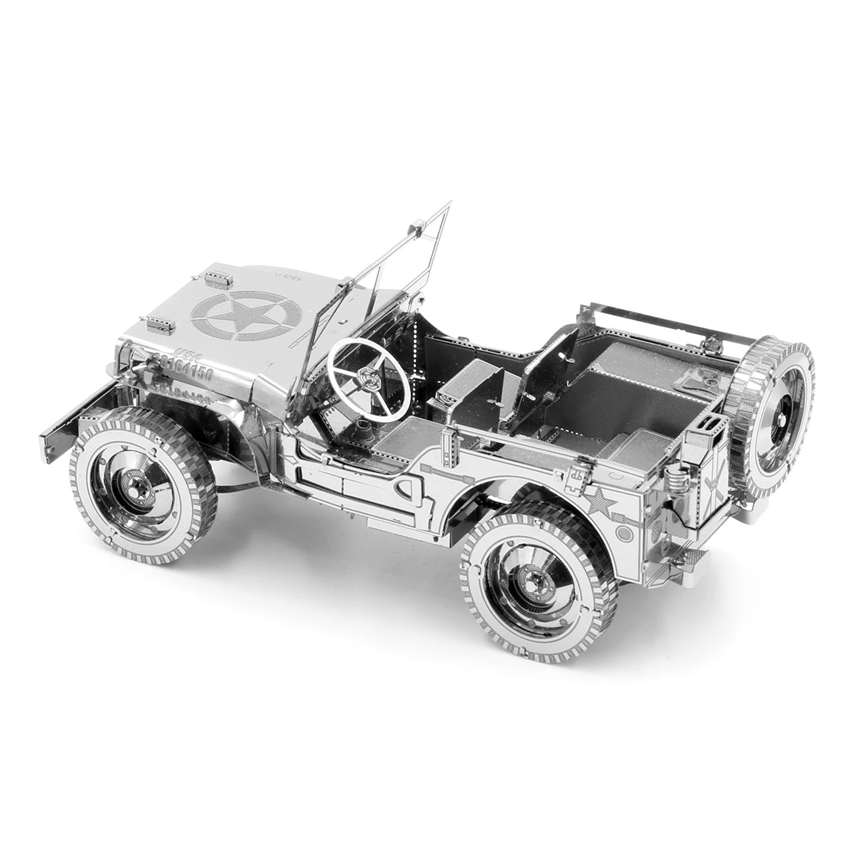 Willys MB Overland Premium 3D Steel Model Kit Metal Earth