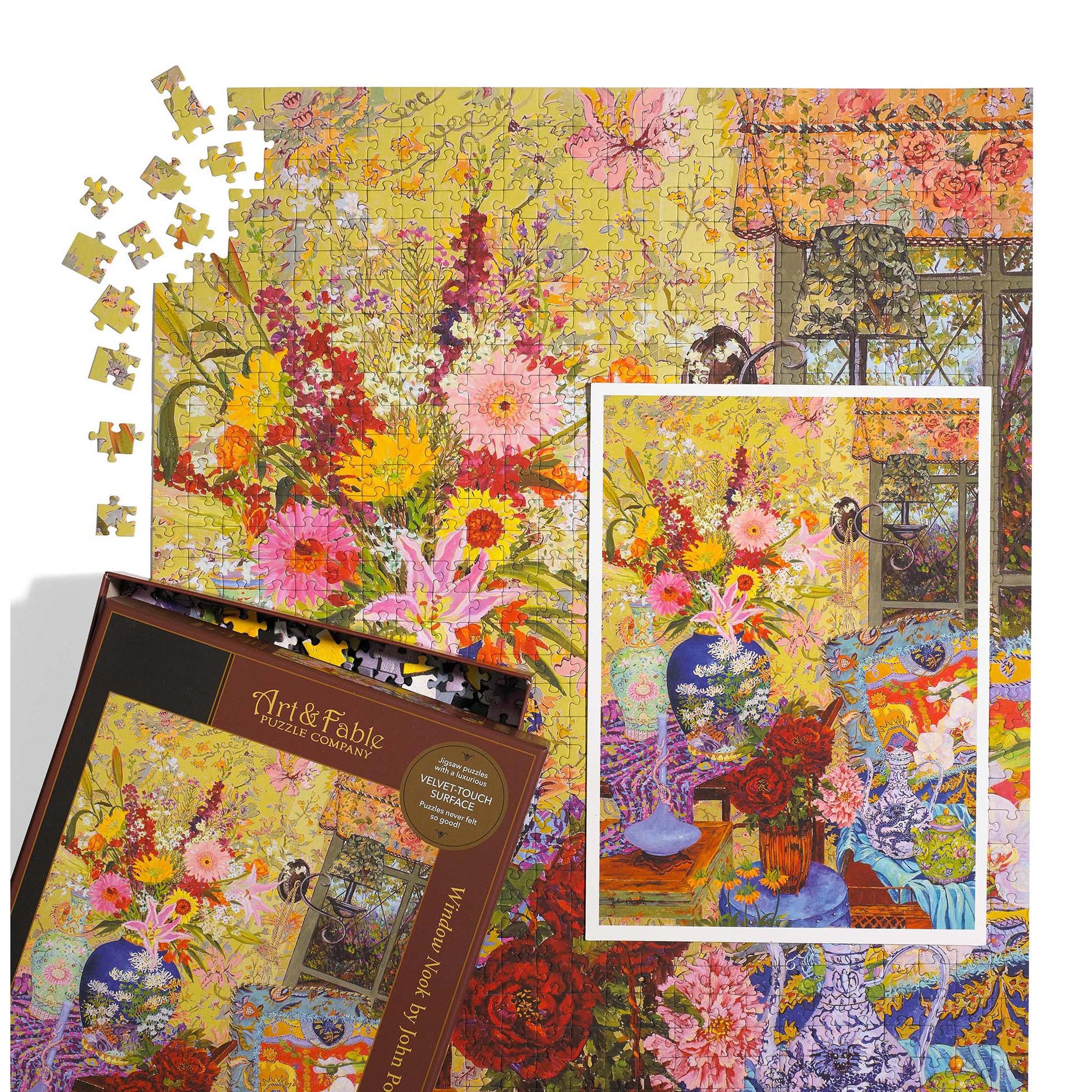 Window Nook 1000 Piece Premium Jigsaw Puzzle Art & Fable