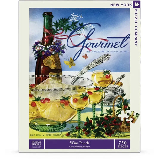 Wine Punch Gourmet Magazine 750 Piece Jigsaw Puzzle NYPC