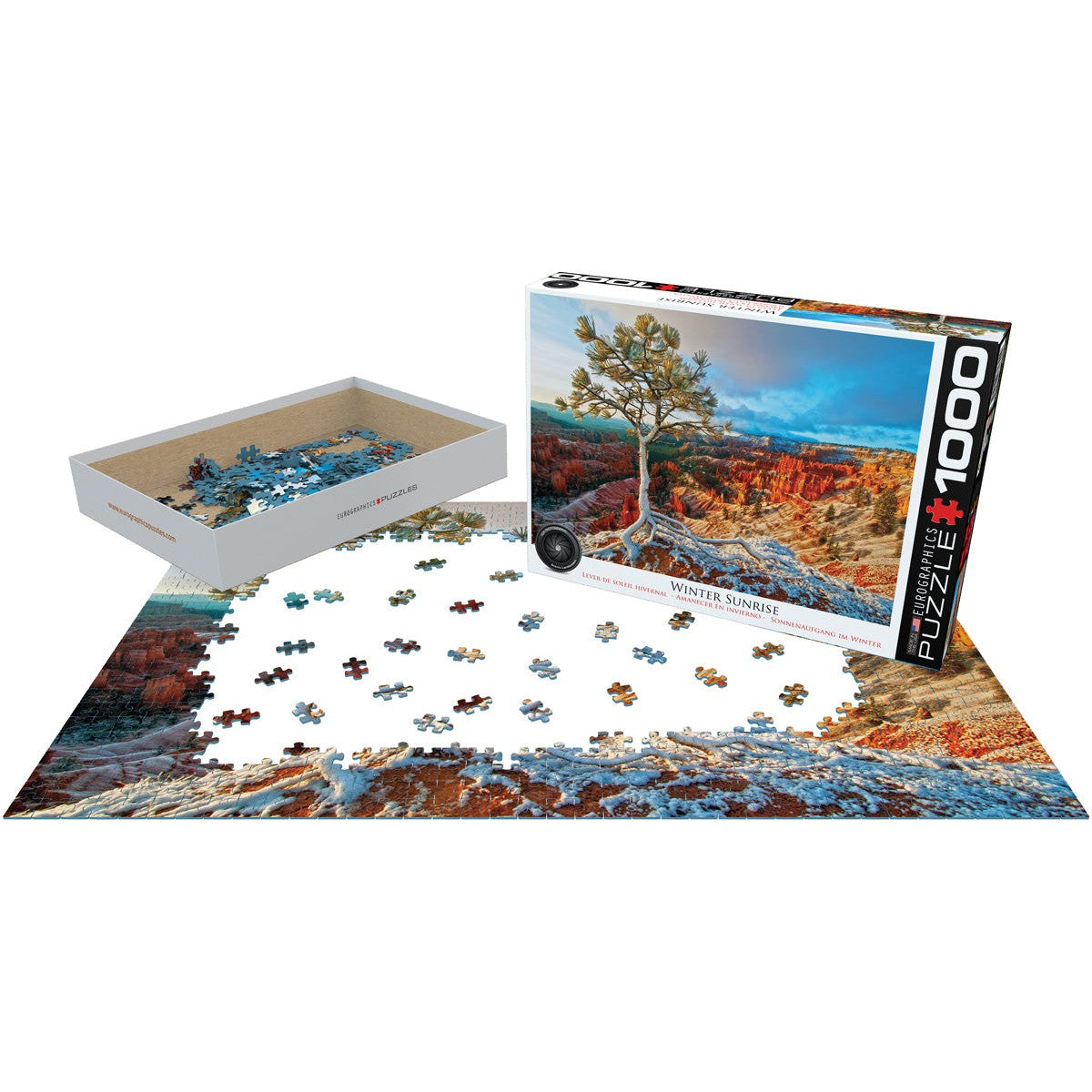 Winter Sunrise 1000 Piece Jigsaw Puzzle Eurographics