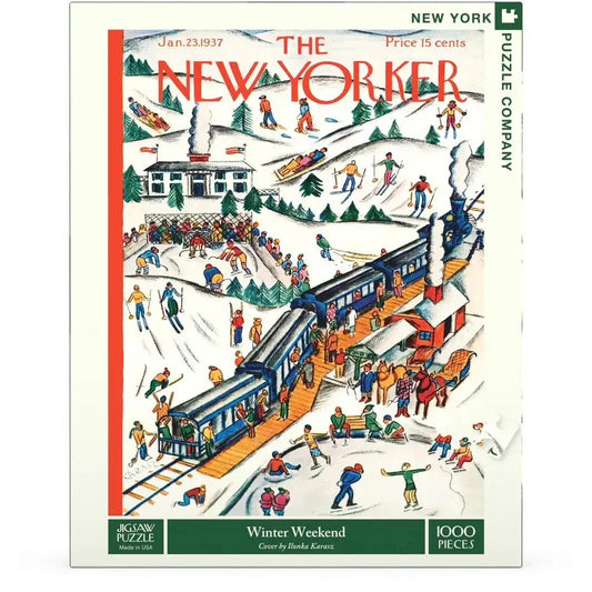Winter Weekend 1000 Piece Jigsaw Puzzle NYPC