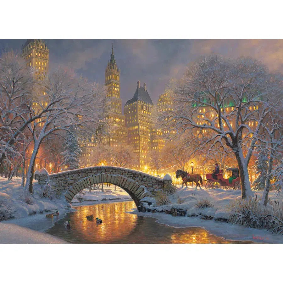 Winter in the Park 500 Piece Jigsaw Puzzle Cobble Hill