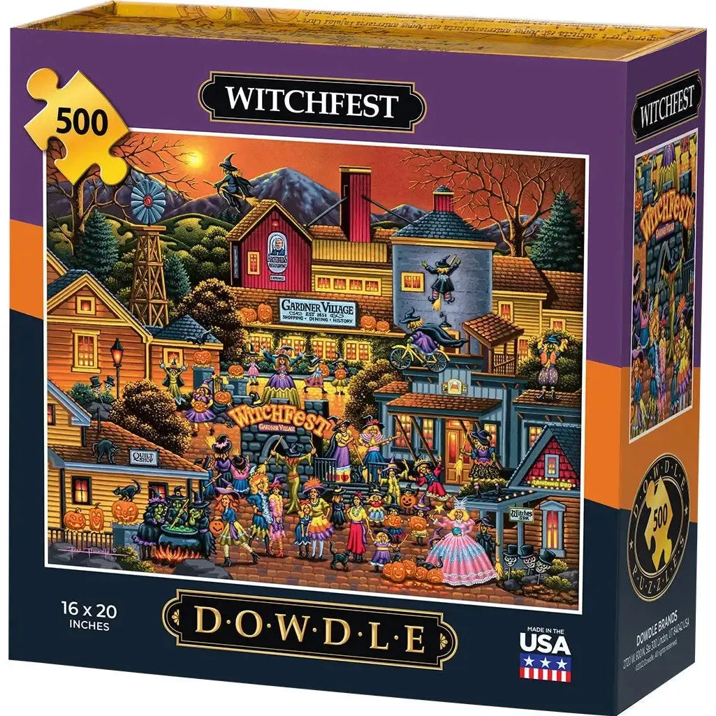 Witchfest 500 Piece Jigsaw Puzzle Dowdle