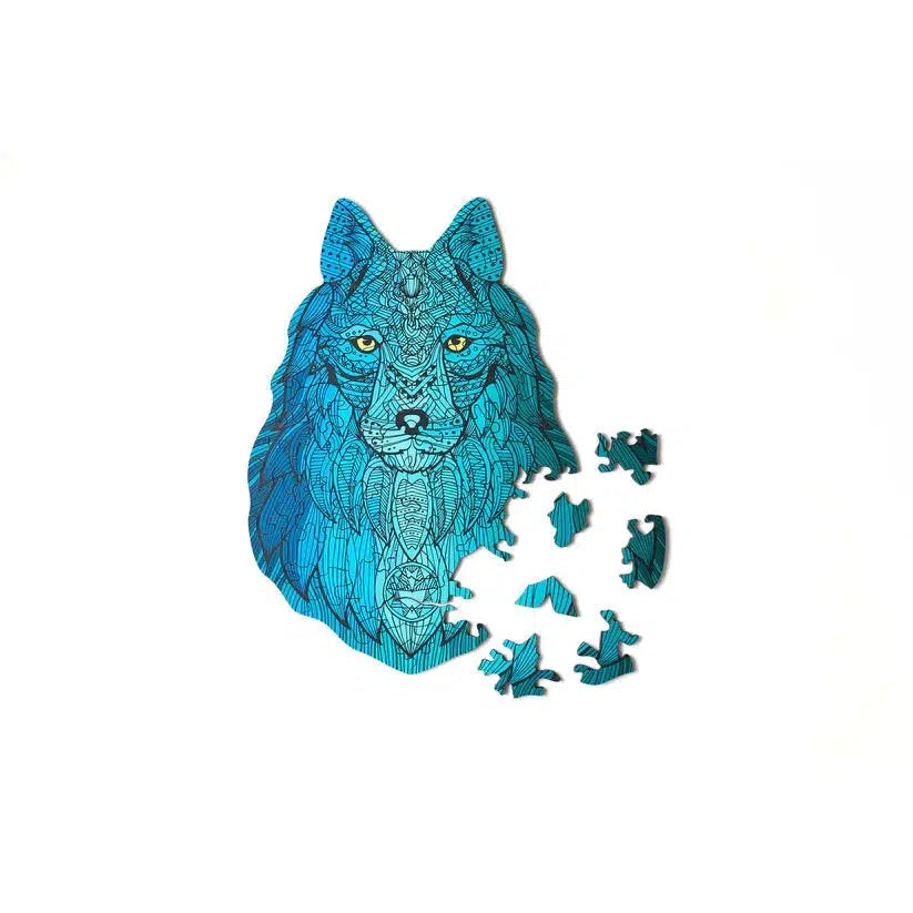 Wolf 70 Piece Wooden Jigsaw Puzzle Geek Toys