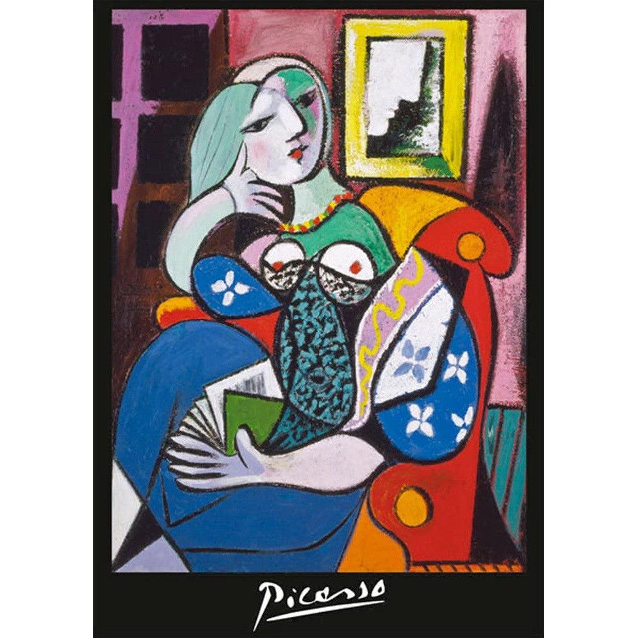 Woman with Book Picasso 1000 Piece Jigsaw Puzzle Piatnik