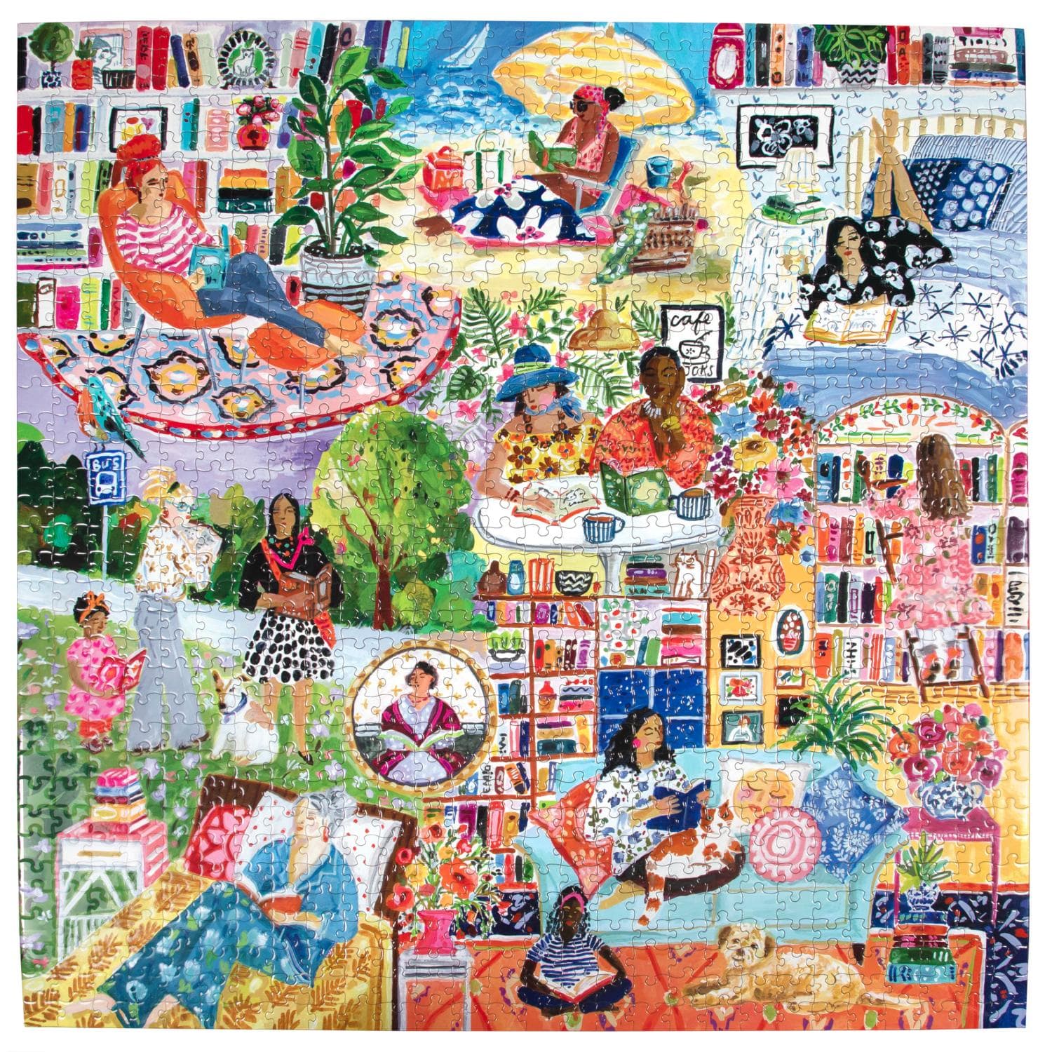 Women Reading 1000 Piece Jigsaw Puzzle eeBoo
