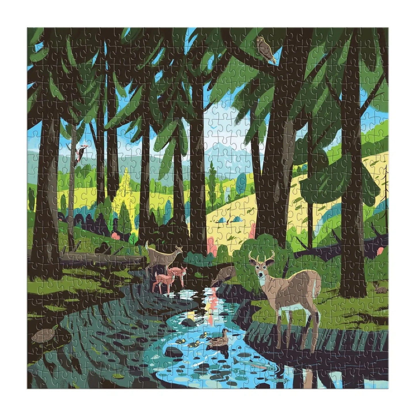 Woodland Pass 500 Piece Jigsaw Puzzle Galison