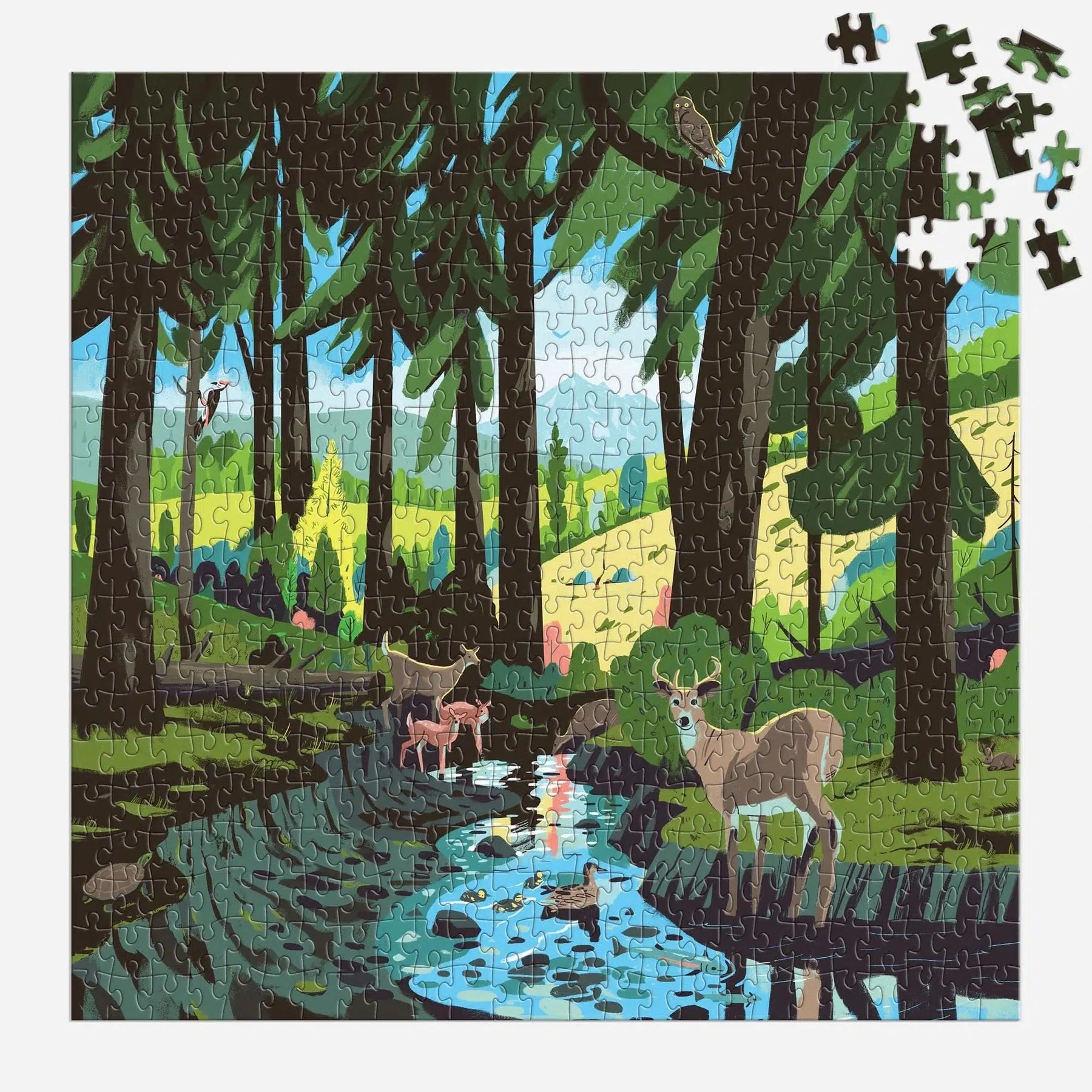 Woodland Pass 500 Piece Jigsaw Puzzle Galison