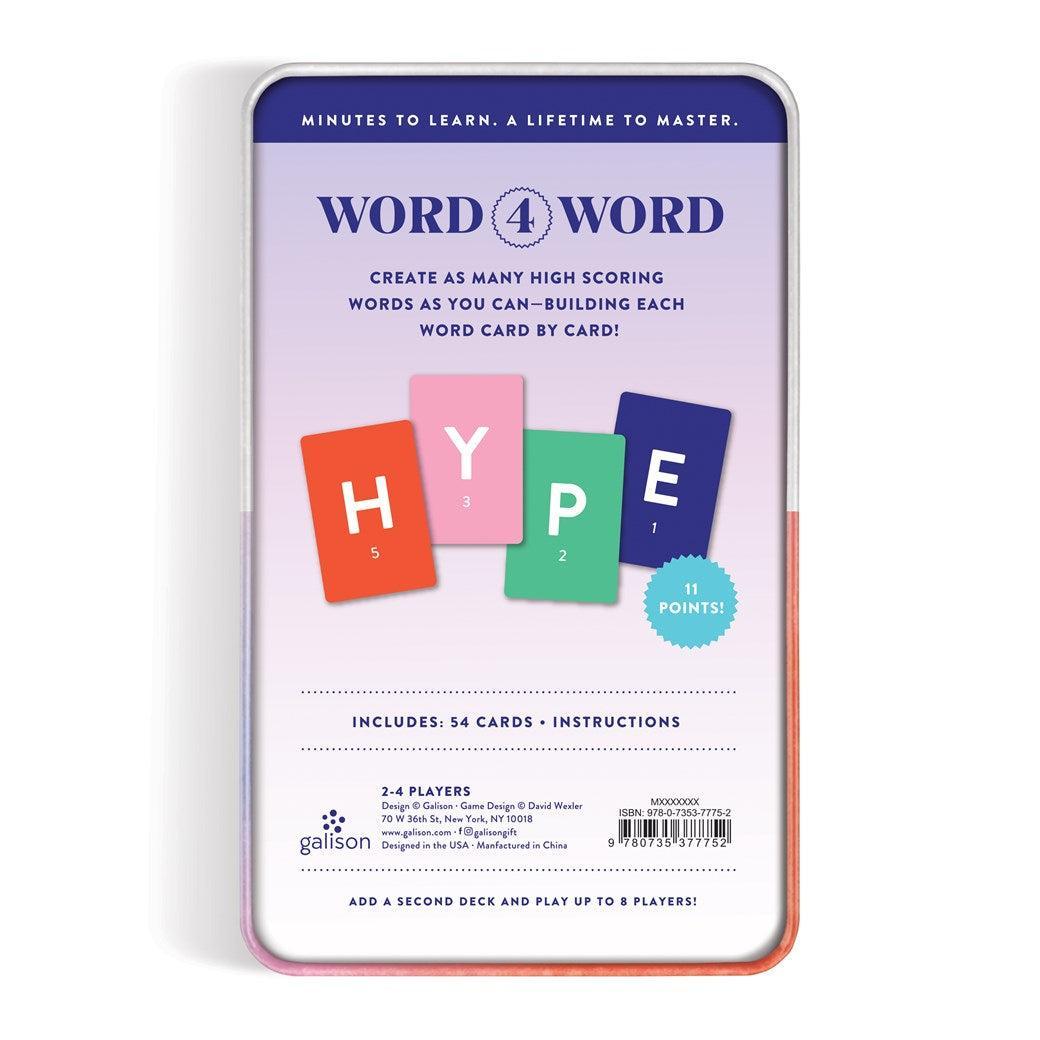 Word 4 Word -Vocabulary Card Game - Galison