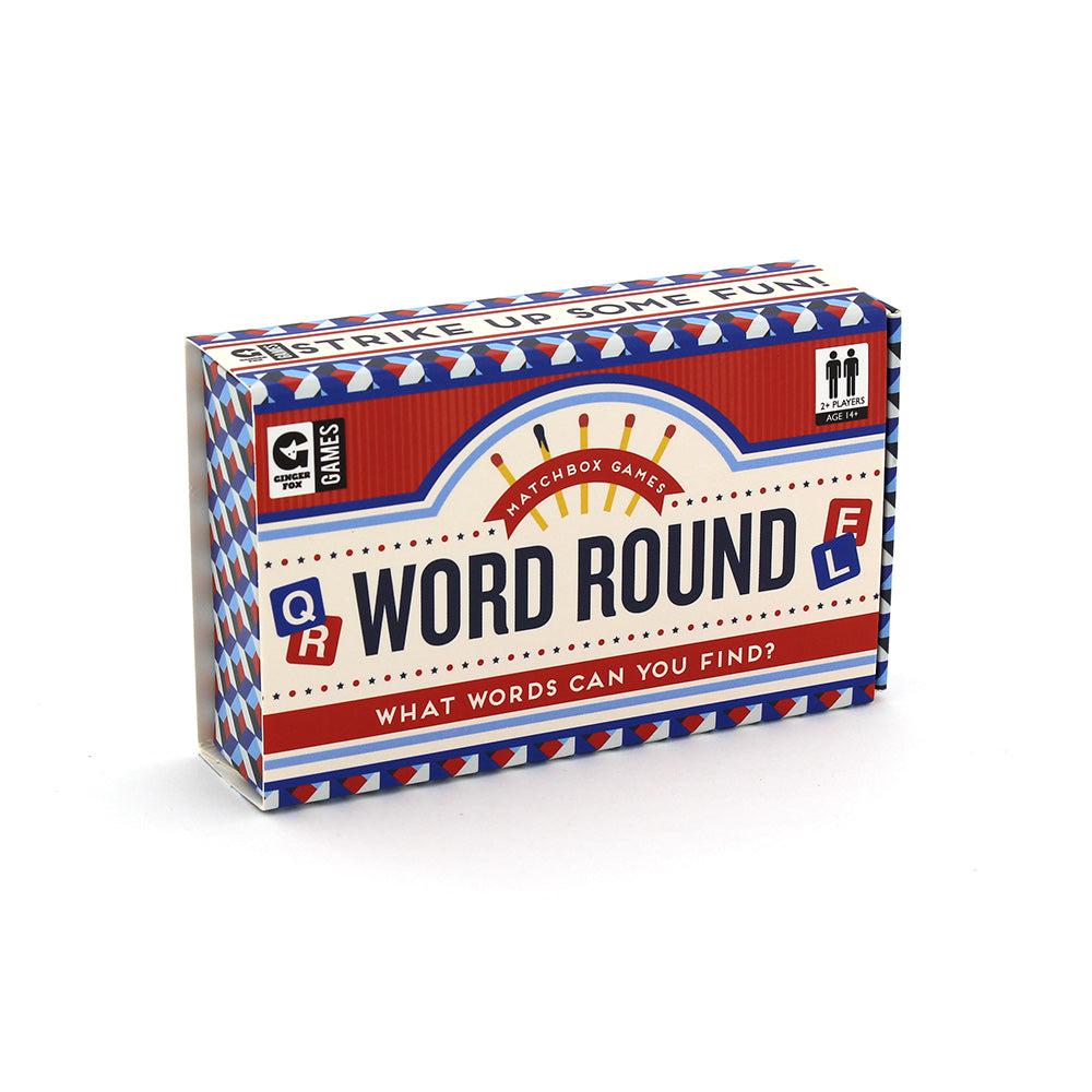 Word Round Matchbox Card Game Ginger Fox – Puzzle Merchant