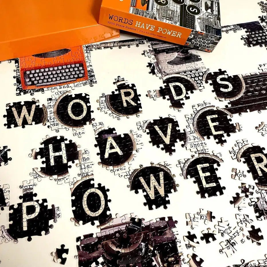 Words Have Power 1000 Piece Jigsaw Puzzle Gibbs Smith