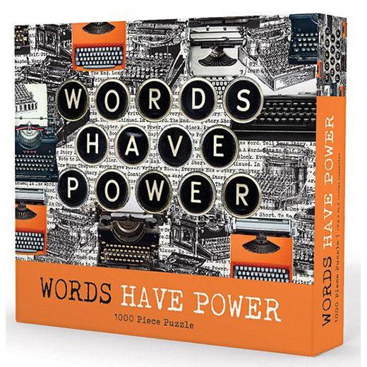 Words Have Power 1000 Piece Jigsaw Puzzle Gibbs Smith