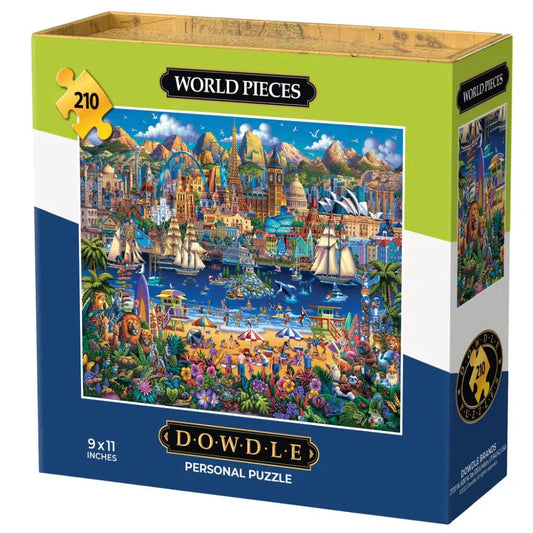 World Pieces 210 Piece Jigsaw Puzzle Dowdle