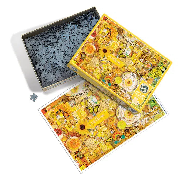 Yellow 1000 Piece Jigsaw Puzzle Cobble Hill