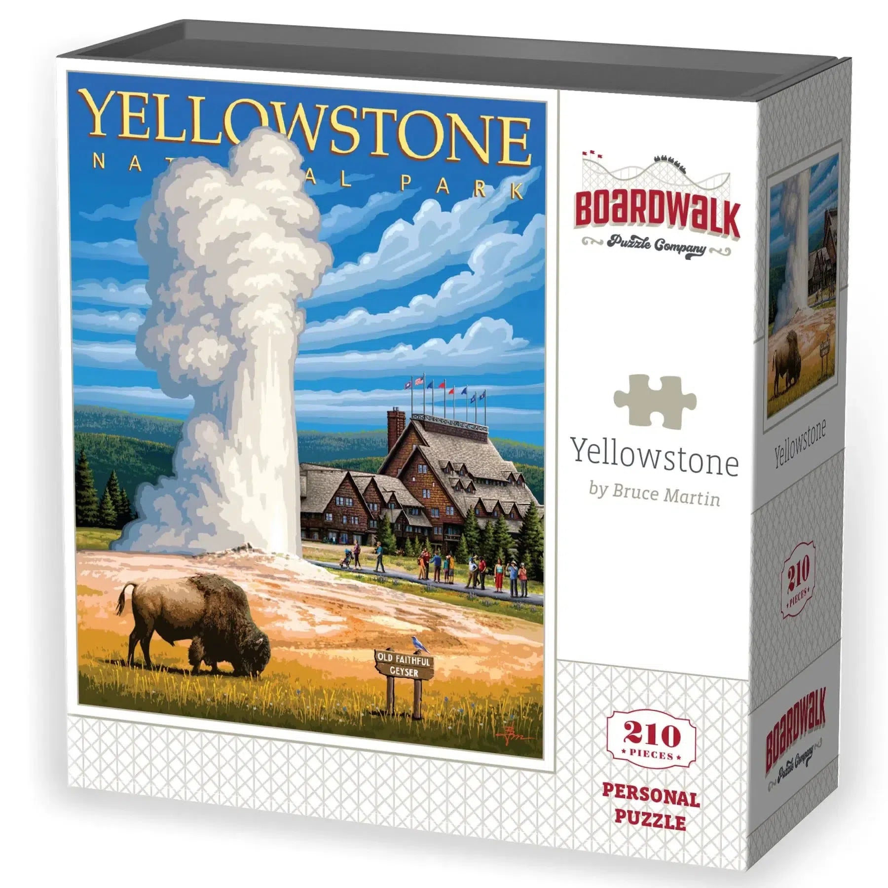 Yellowstone National Park 210 Piece Jigsaw Puzzle Boardwalk