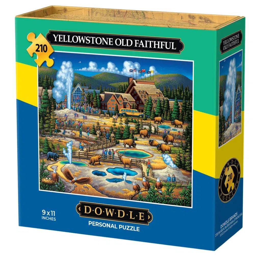 Yellowstone Old Faithful 210 Piece Jigsaw Puzzle Dowdle