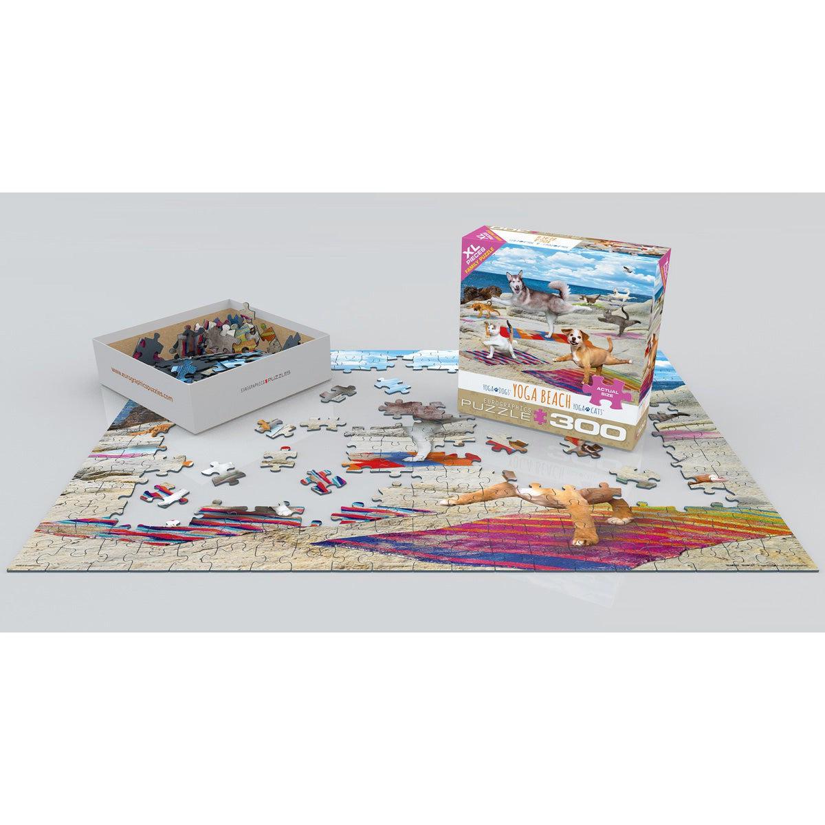 Yoga Beach 300 Large Piece Jigsaw Puzzle Eurographics