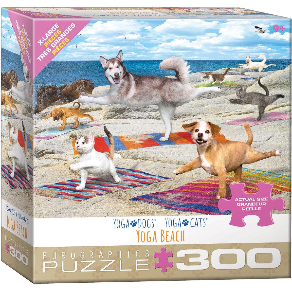 Yoga Beach 300 Large Piece Jigsaw Puzzle Eurographics