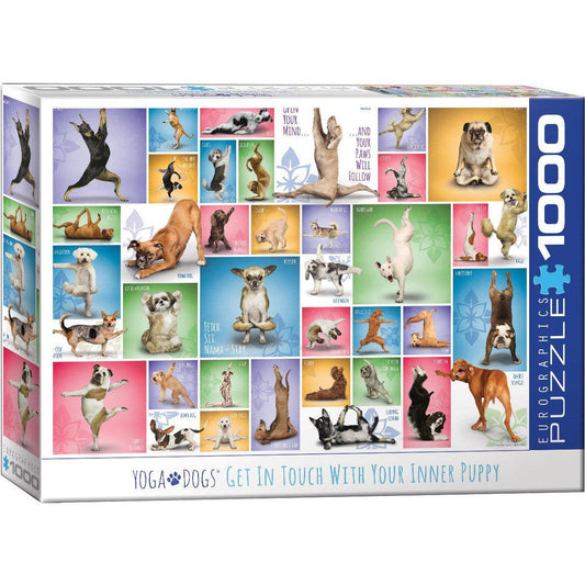 Yoga Dogs 1000 Piece Jigsaw Puzzle Eurographics