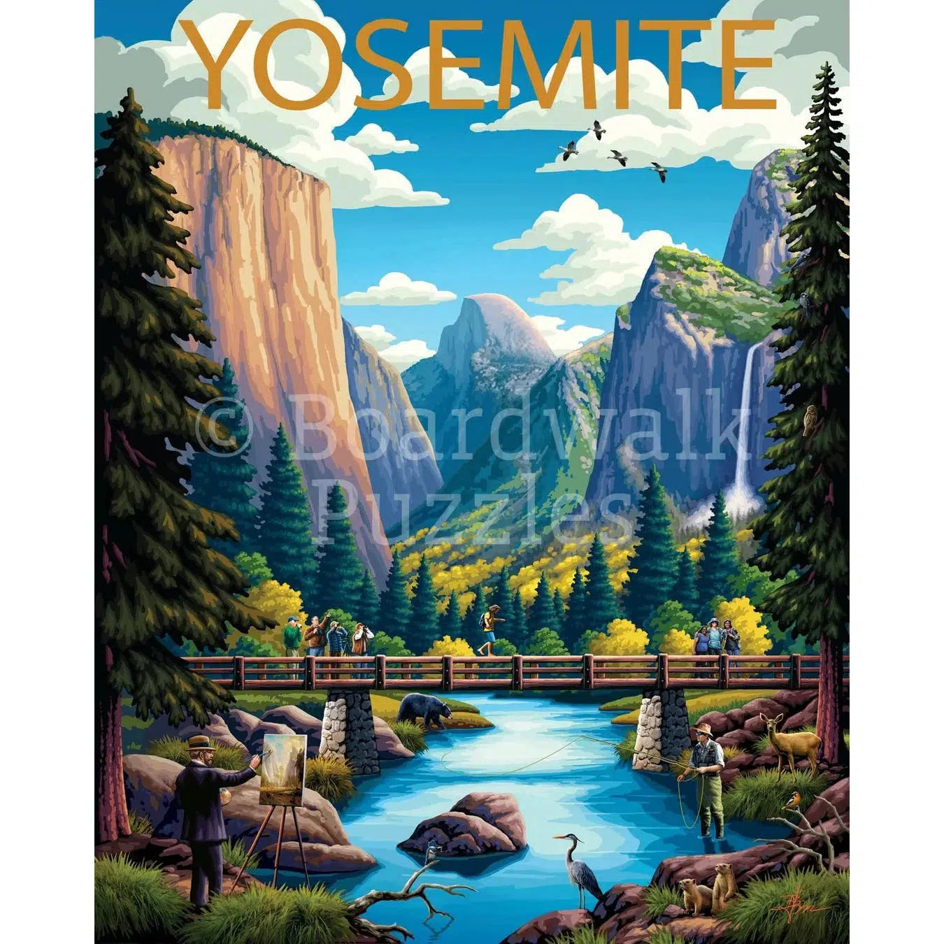 Yosemite National Park 210 Piece Jigsaw Puzzle Boardwalk